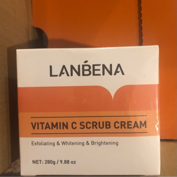 NIB LANBENA Vitamin C Scrub Cream and Vitamin C Exfoliator Gel - Picture 4 of 9